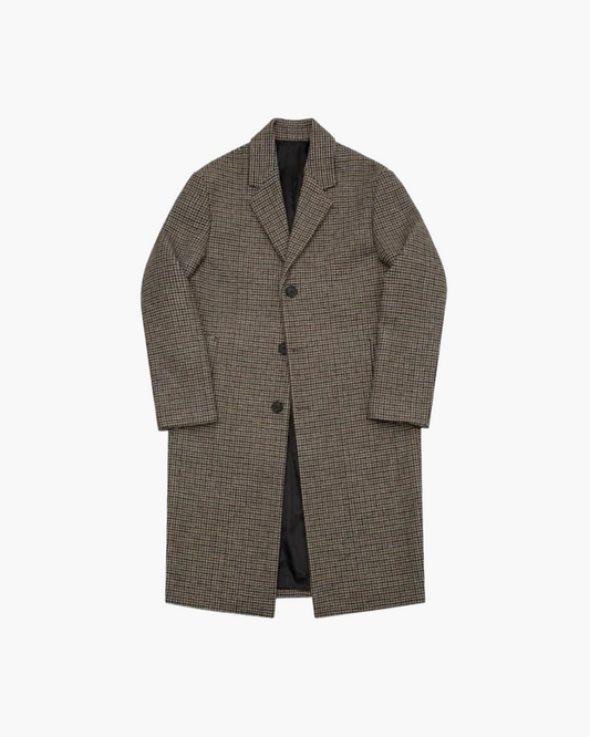 Damen Mantel Schwarz Größe M Baumwolle Langer Sherlockmantel für Herbst und Winter-1