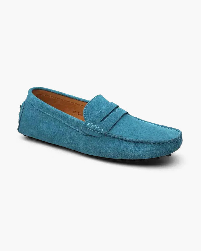 Herren Slipper Braun Größe 42 Wildleder Schlupfschuhe für Elegante Anlässe-5