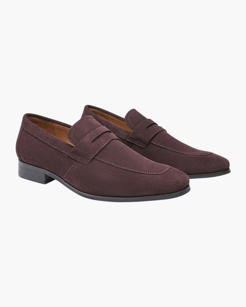 Herren Slipper Braun Größe 42 Kalb-Wildleder-4