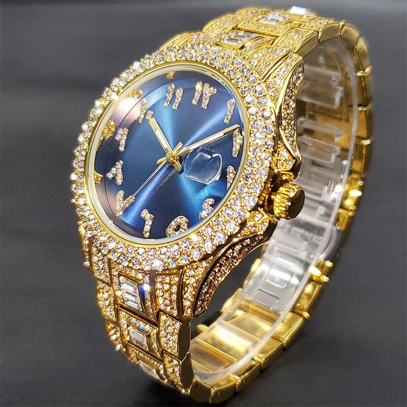 Edelstahl Armbanduhr "Orologi Con Diamanti no.338" 3