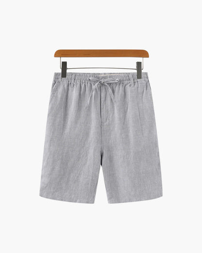 Variant image for Herren Leinen Shorts Beige Größe L 100% Leinen – Bequeme Kurze Hosen für den Sommer-16