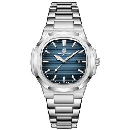 Elegante Herren Armbanduhr aus Edelstahl – Stilvoll & Klassisch