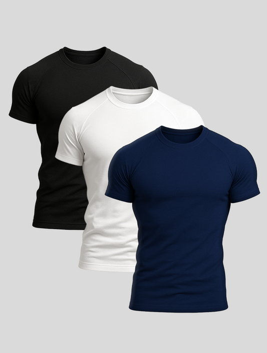 Basic T-Shirt 3er-Pack | Aleano 0