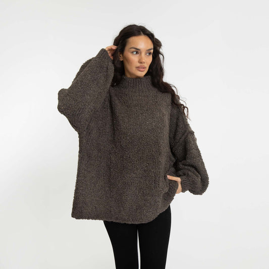 Bouclé Oversize Pullover "CasualCozy" 0