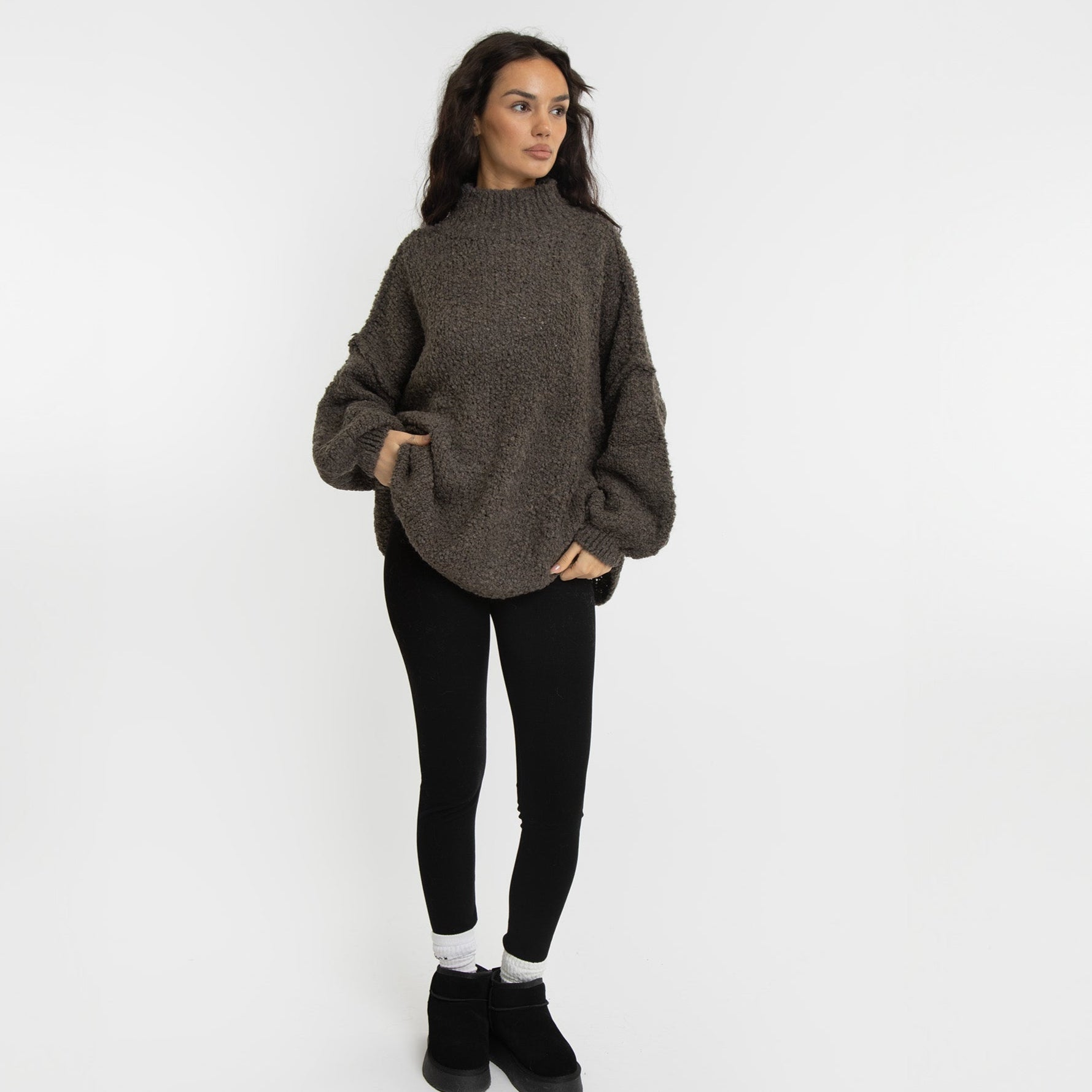 Bouclé Oversize Pullover "CasualCozy" 2