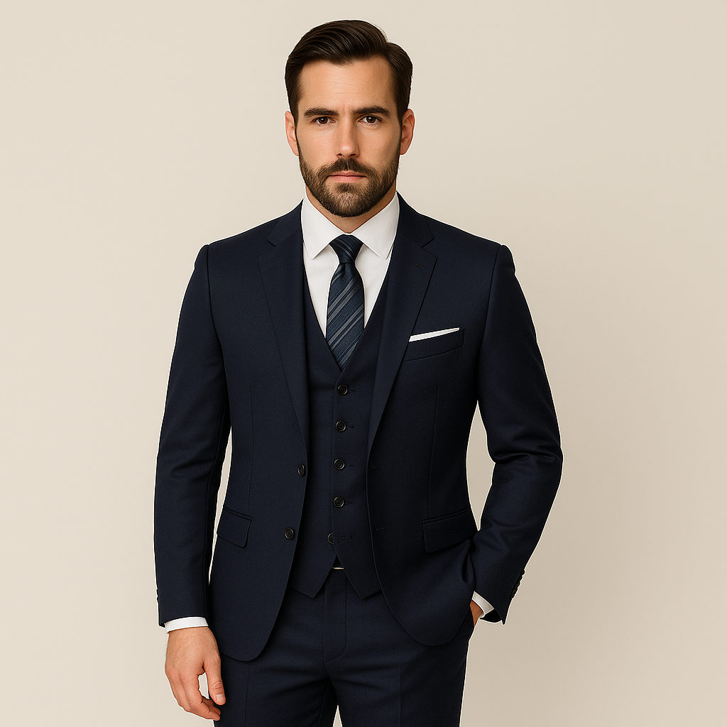Premium Herrenanzug - 3-Teilig für elegante Anlässe