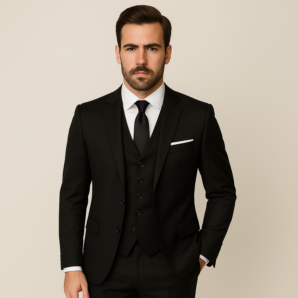 Premium Herrenanzug - 3-Teilig für elegante Anlässe