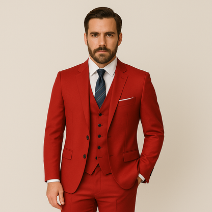 Premium Herrenanzug - 3-Teilig für elegante Anlässe