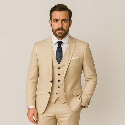 Premium Herrenanzug - 3-Teilig für elegante Anlässe