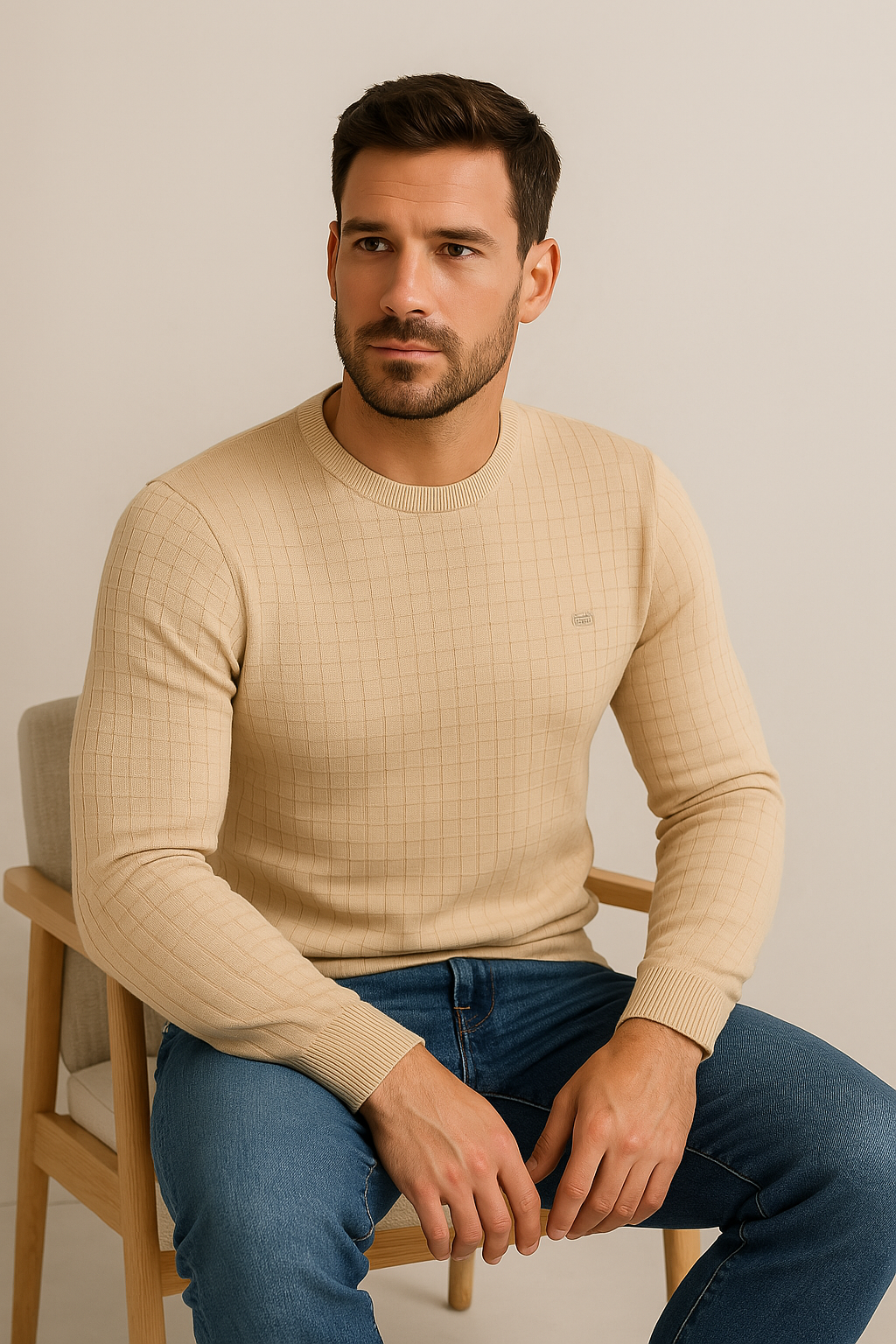 Herren Sweatshirt Casual Essential – Bequemer Pullover für Alltag & Freizeit