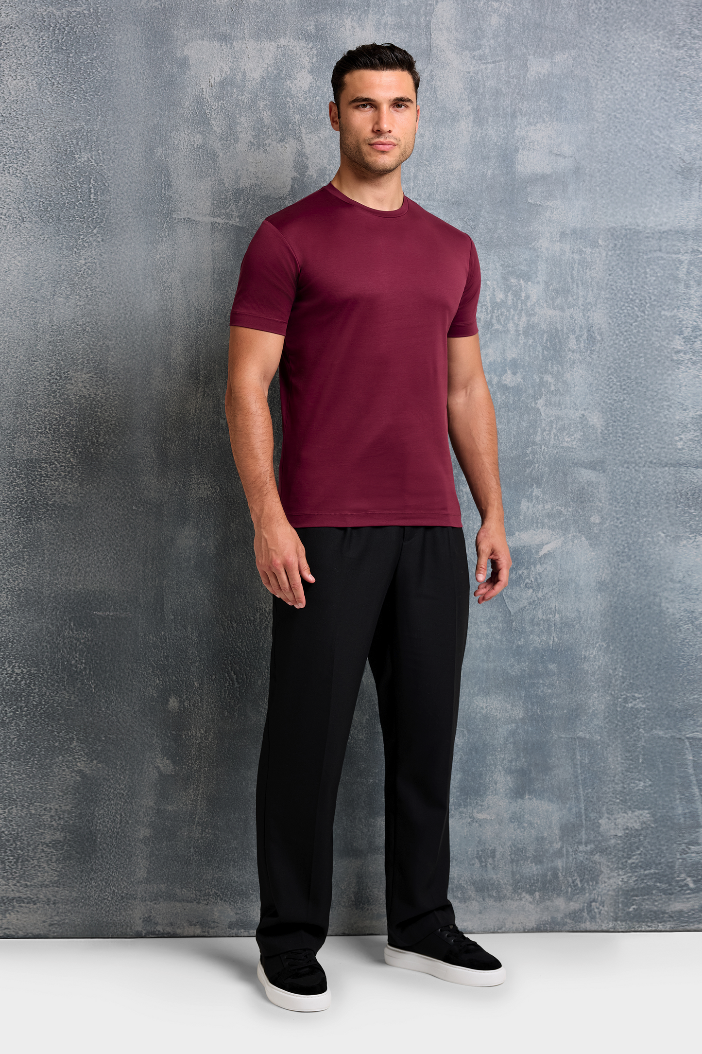 Herren Slim Fit Tshirt - Basic Look maximale Eleganz