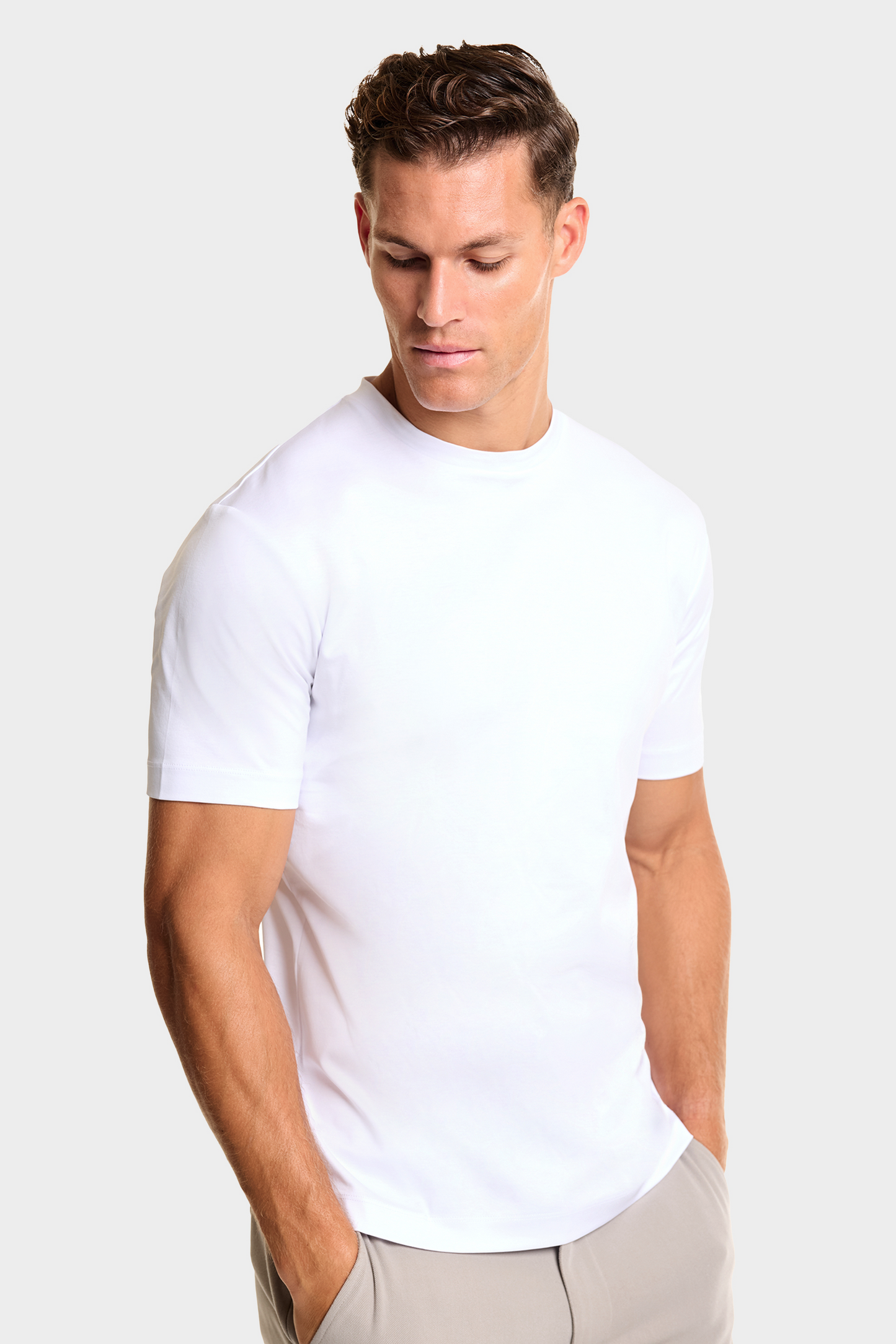 Herren Slim Fit Tshirt - Basic Look maximale Eleganz