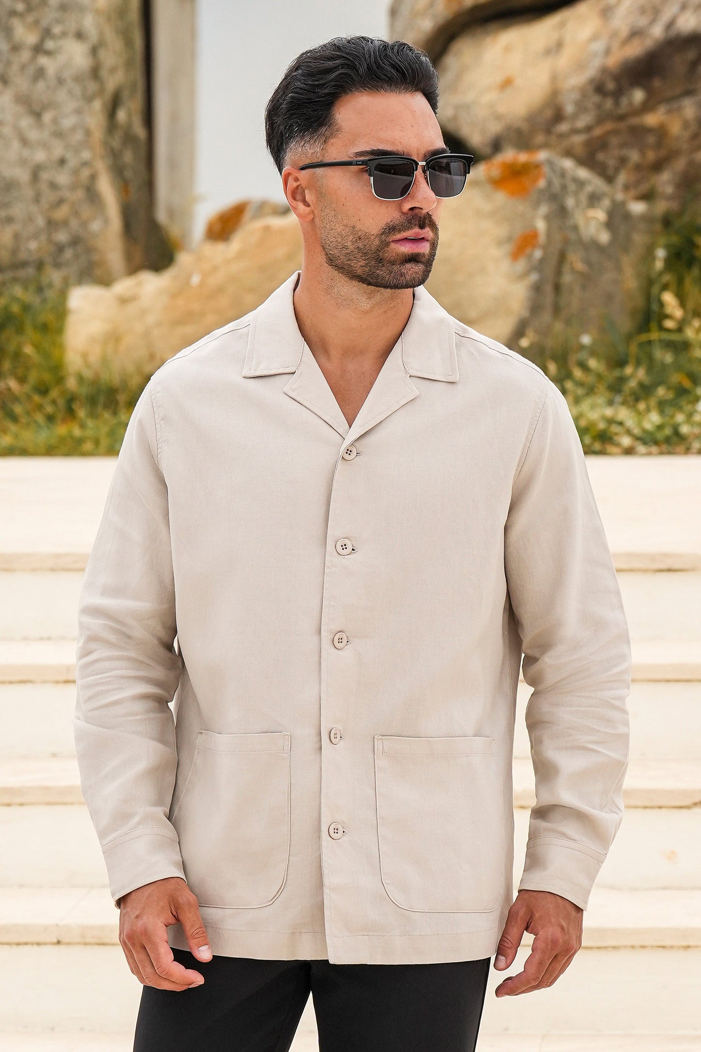 Herren Overshirt - Lockeres Overshirt für Alltag und Freizeit