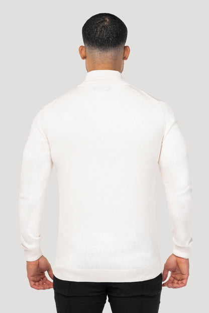 Herren Strickjacke -Strickjacke mit durchgehendem Reißverschluss
