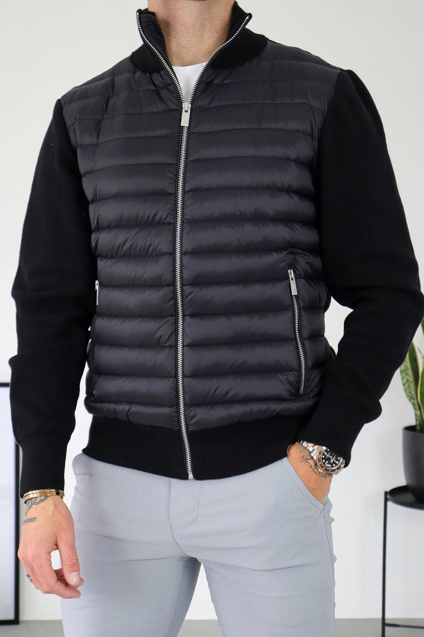 Herren Jacke - Moderne Verona Übergangsjacke mit sportlichem Schnitt