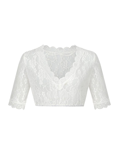 DIRNDLBLUSE ANETTE IN WEISS 0