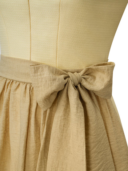DIRNDL CAMILLE IN LIME YELLOW 2