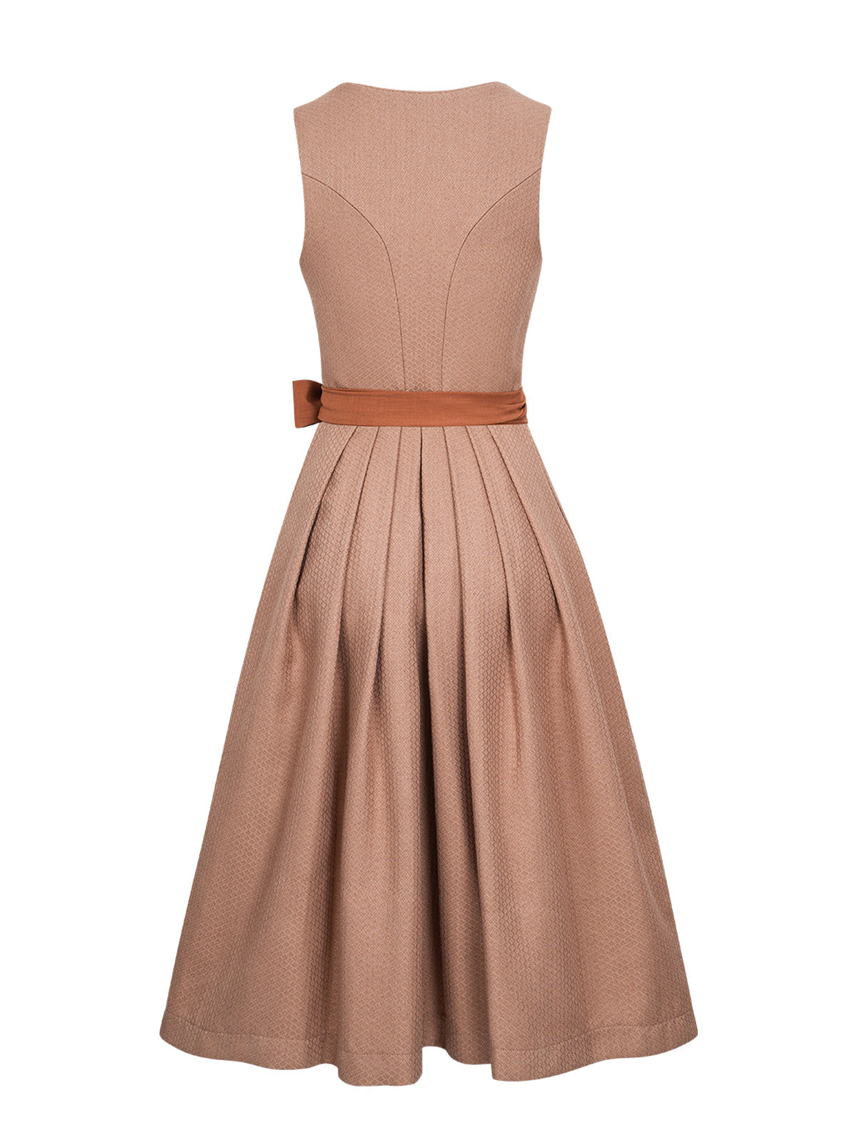 DIRNDL CAMILLE IN PEACH ORANGE 1