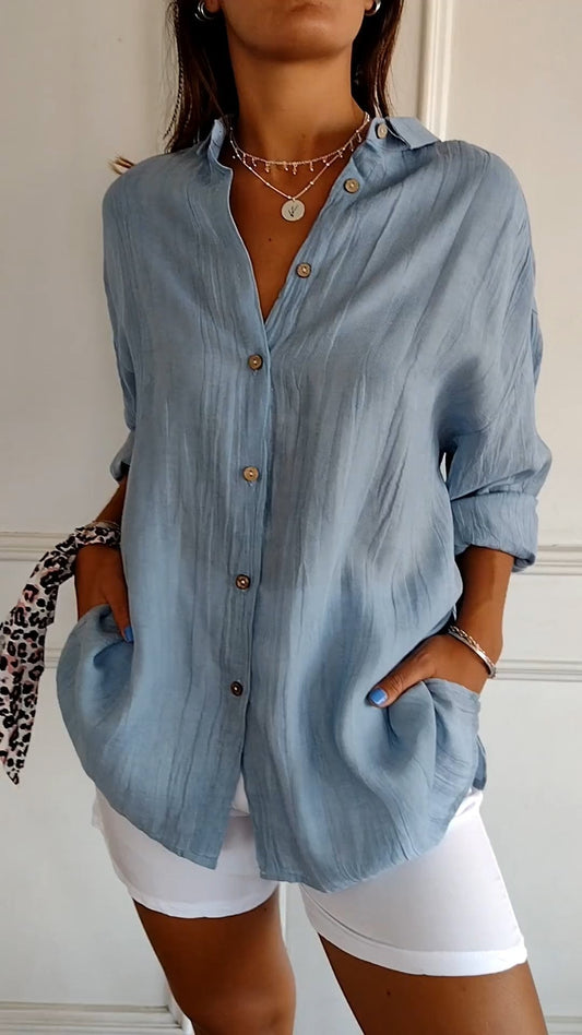Damen Button Down Hemd | Sommer 0