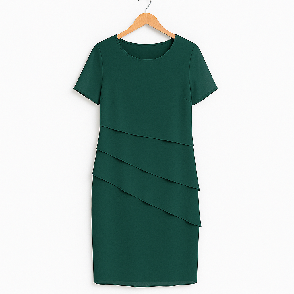 Damen Chiffonkleid Leicht für Festliche Anlässe und Hochzeitsgäste