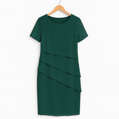 Damen Chiffonkleid Leicht für Festliche Anlässe und Hochzeitsgäste