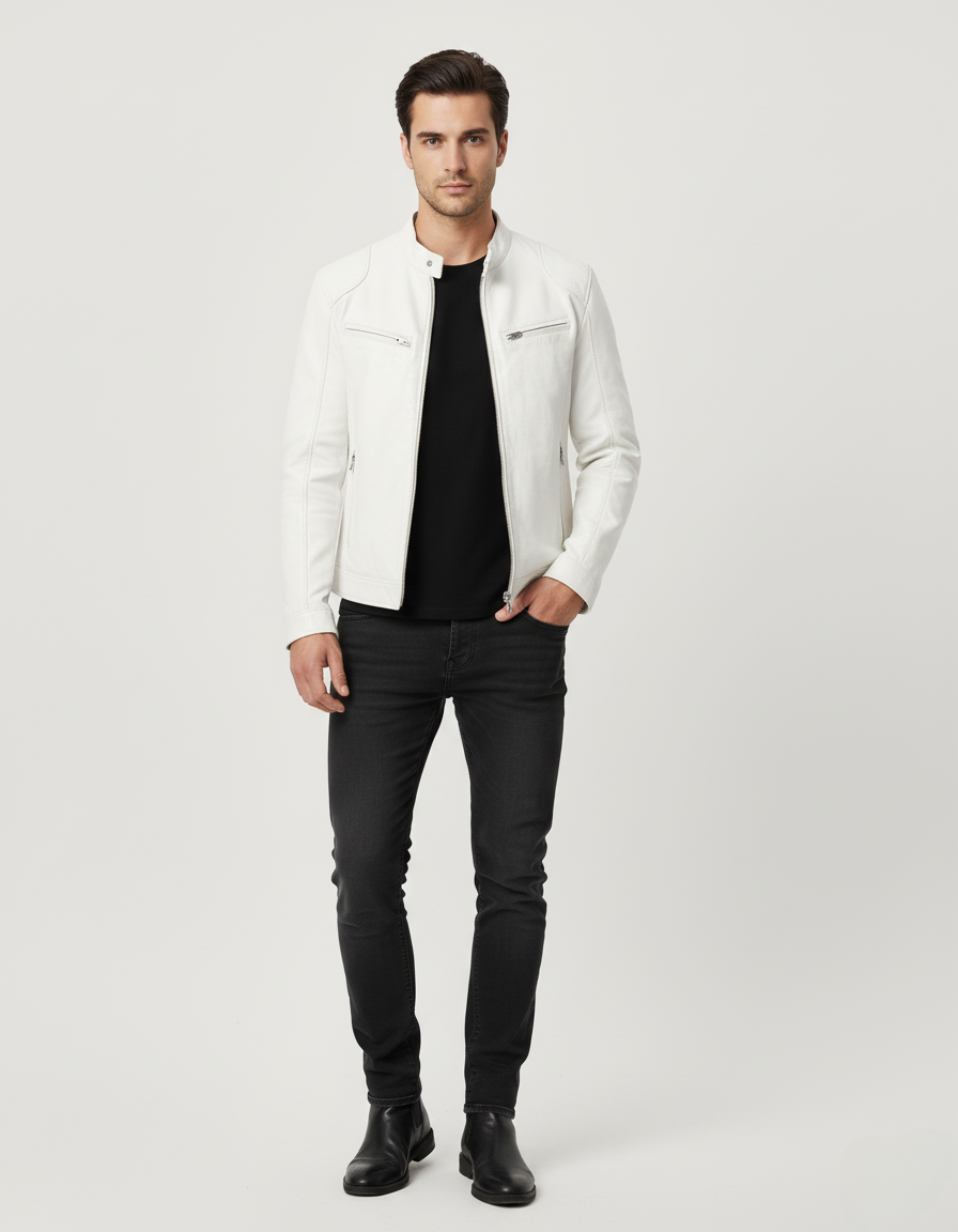 Herren Lederjacke Chiron - Zeitlos Elegant & Robust