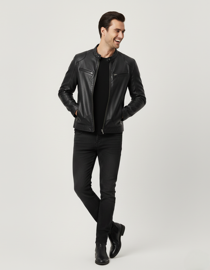 Herren Lederjacke Chiron - Zeitlos Elegant & Robust