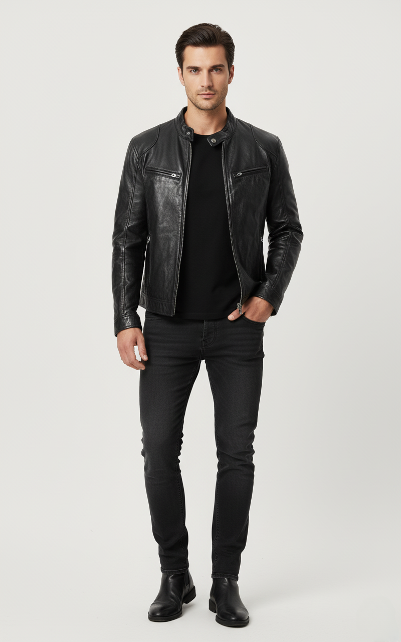 Herren Lederjacke Chiron - Zeitlos Elegant & Robust
