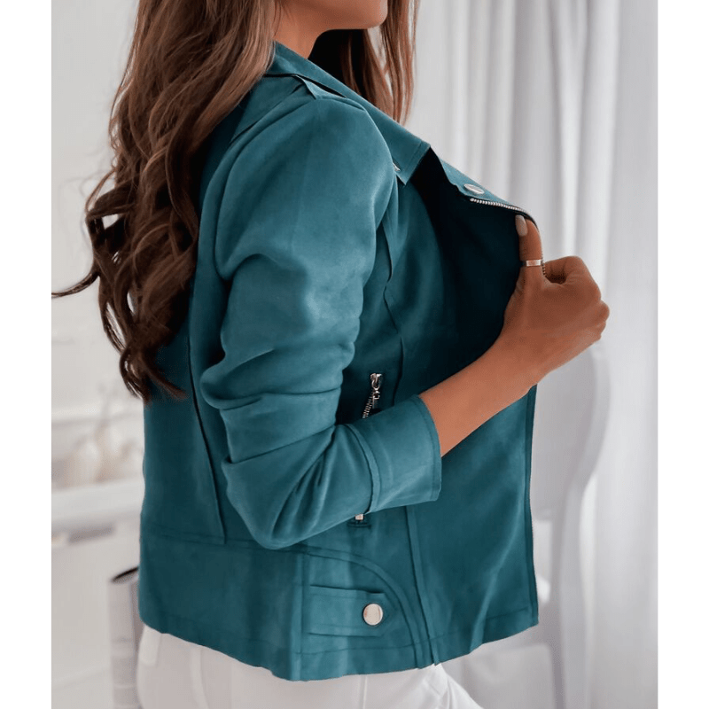 Gitte Vintage Biker-Jacke 1