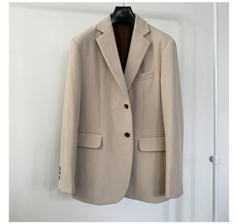 Herren Sakko Grau Größe L Baumwolle Vintage-Look 4