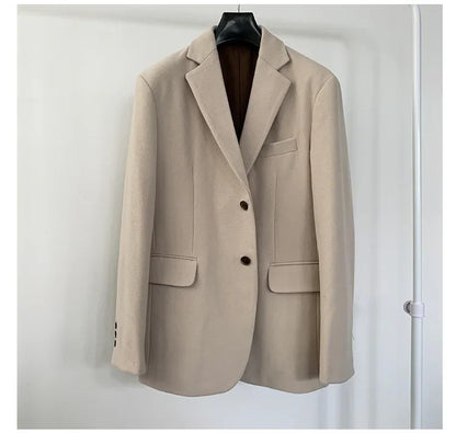 Herren Sakko Grau Größe L Baumwolle Vintage-Look 4