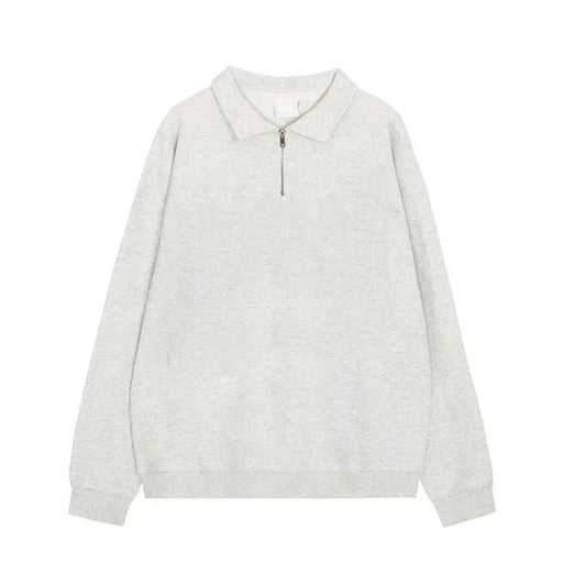Herren Sweatshirt Grau Größe M Slim Fit Baumwolle 2