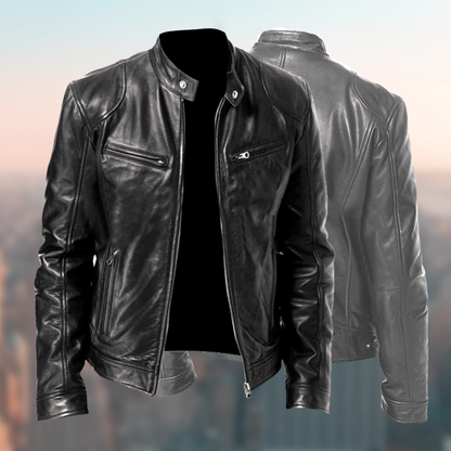 Hochwertige und elegante Lederjacke für Herren 1