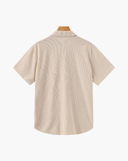 Herren Kordel Set Beige Größe M Baumwolle-3