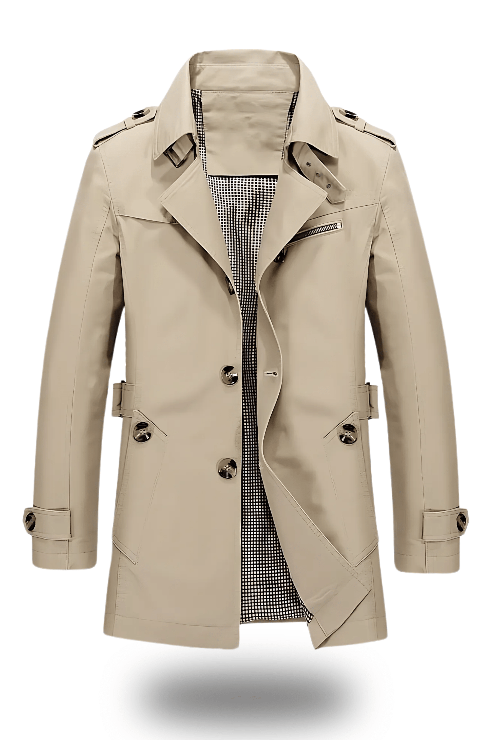 Jens Trenchcoat mit umgelegtem Kragen 0