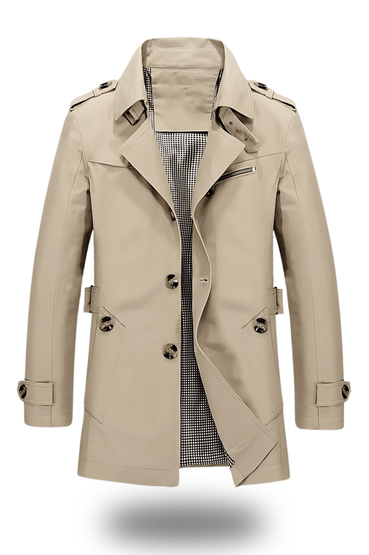 Jens Trenchcoat mit umgelegtem Kragen 0