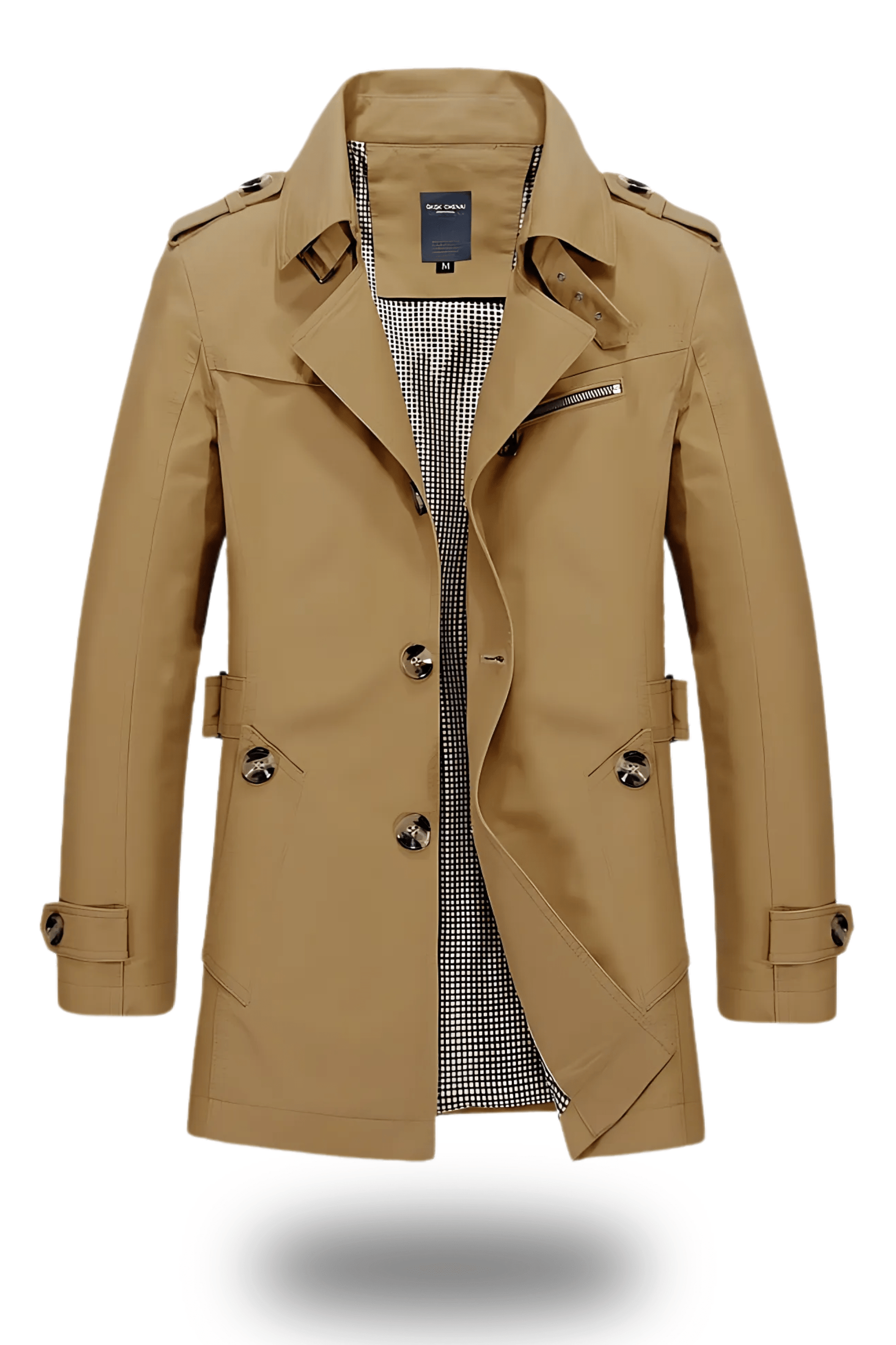 Jens Trenchcoat mit umgelegtem Kragen 1