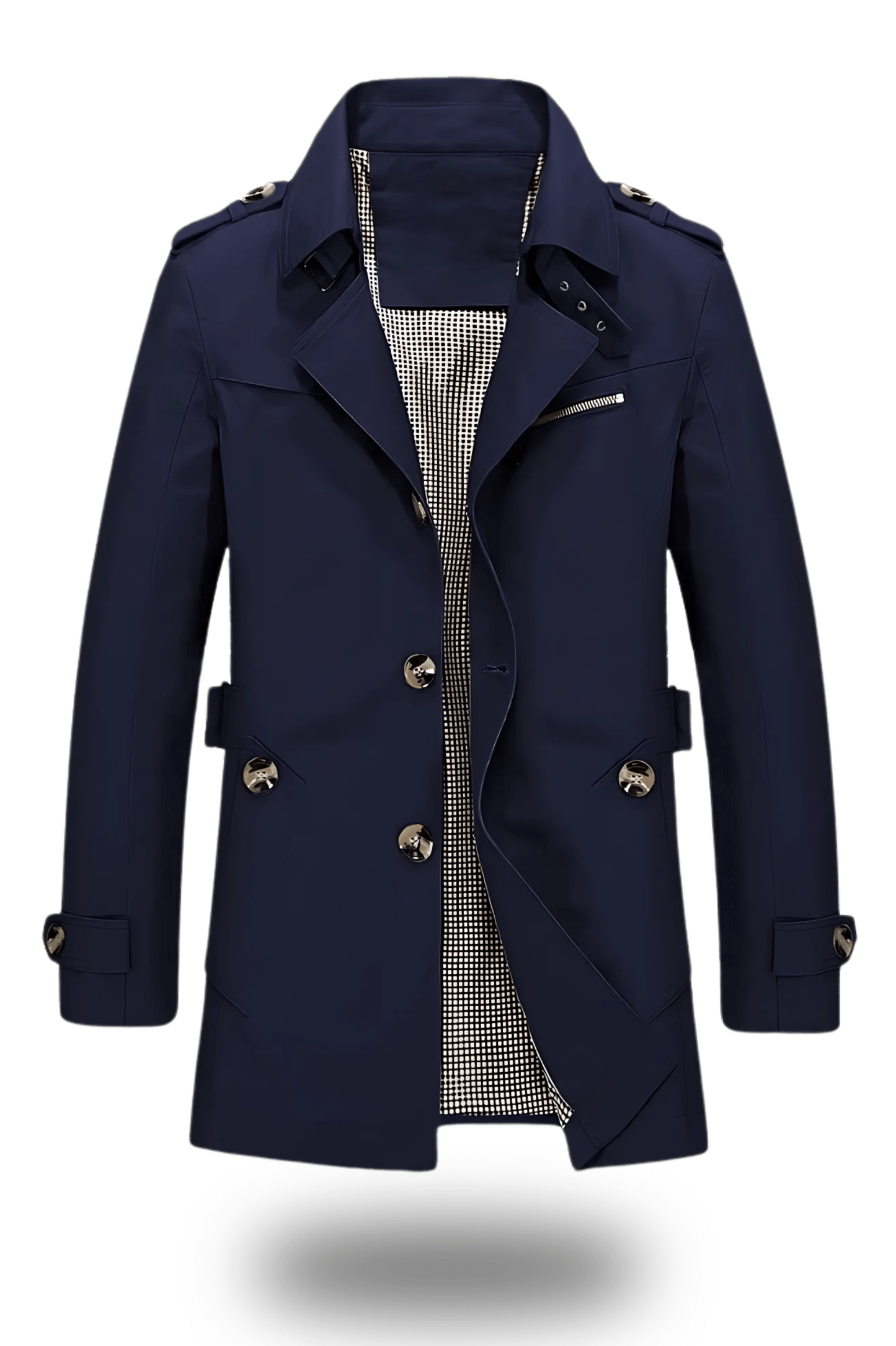 Jens Trenchcoat mit umgelegtem Kragen 3