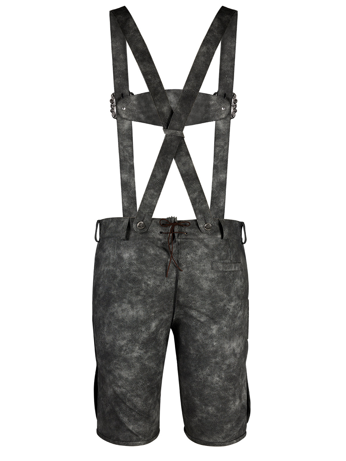 LEDERHOSE NORMAN IN SCHWARZGRAU 1