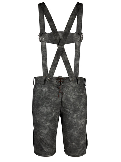 LEDERHOSE NORMAN IN SCHWARZGRAU 1