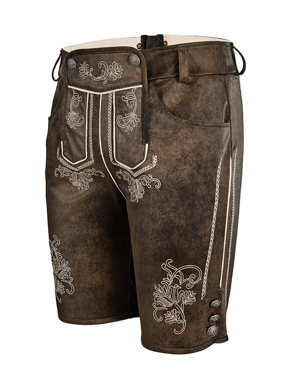 LEDERHOSE TARIUS IN DUNKELBRAUNE 2