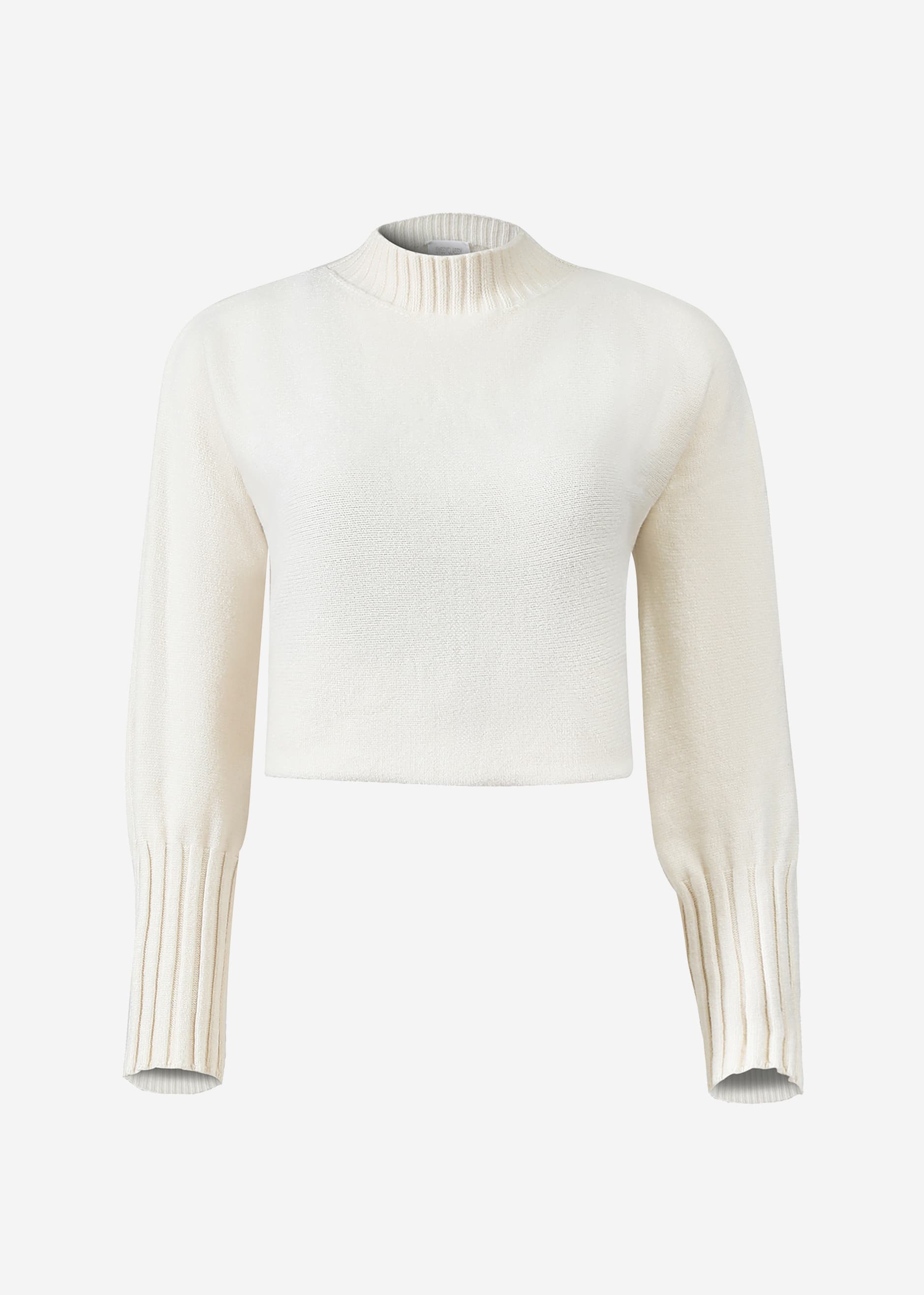 Lässiger Crop Pullover - offwhite 6