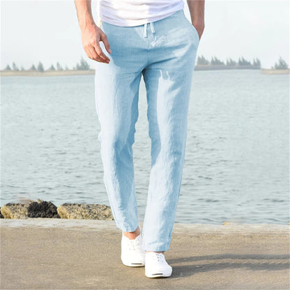 Leichte Herren Leinenhose, casual und komfortabel 3