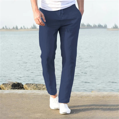 Leichte Herren Leinenhose, casual und komfortabel 5