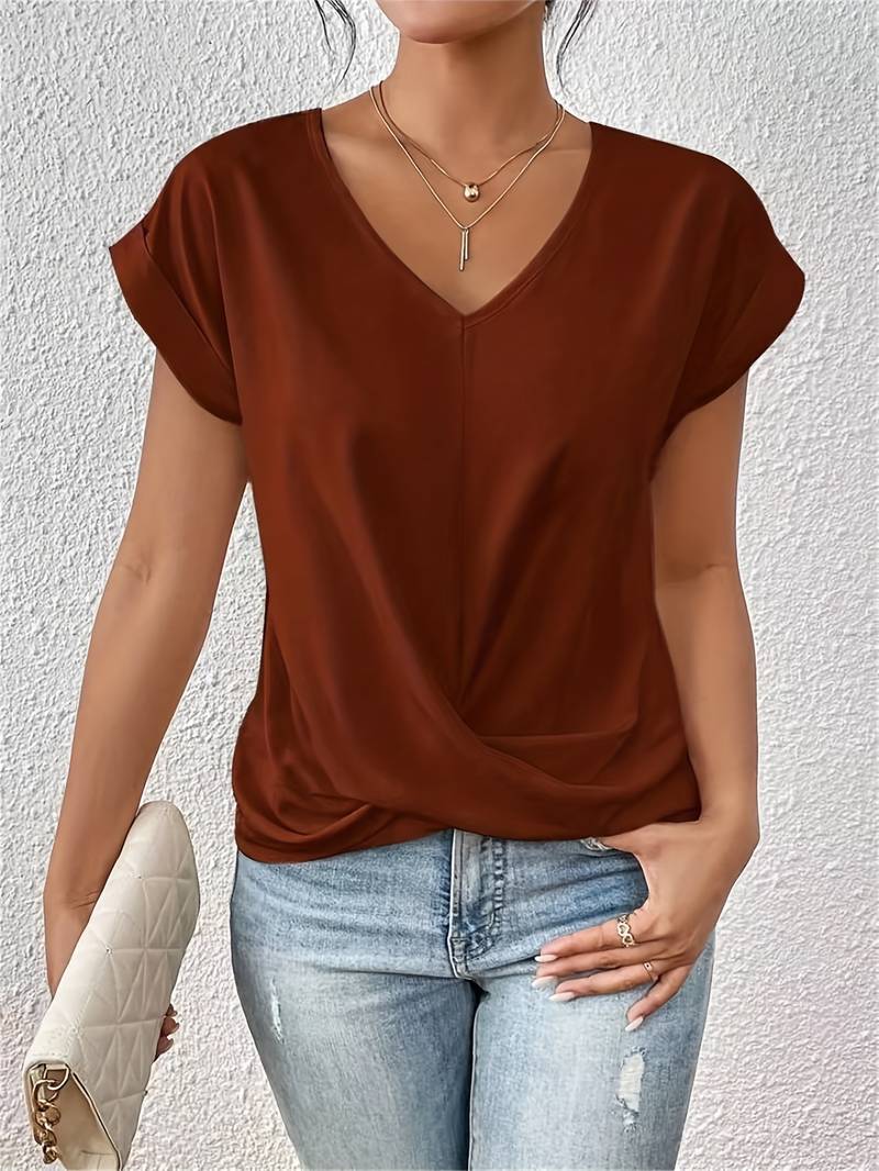 Leichtes Damen Kurzarm Oberteil | Sommer 1