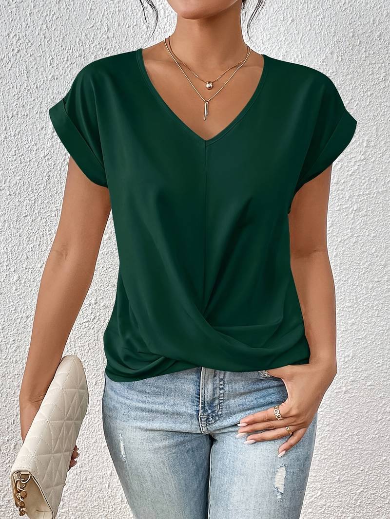 Leichtes Damen Kurzarm Oberteil | Sommer 5