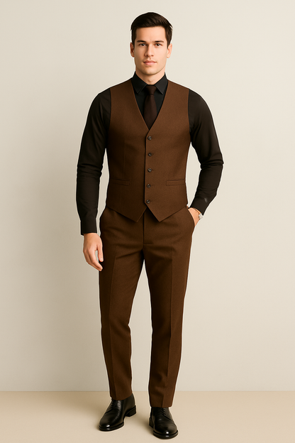Elegante Herren Weste - Elastisch Casual Business Design