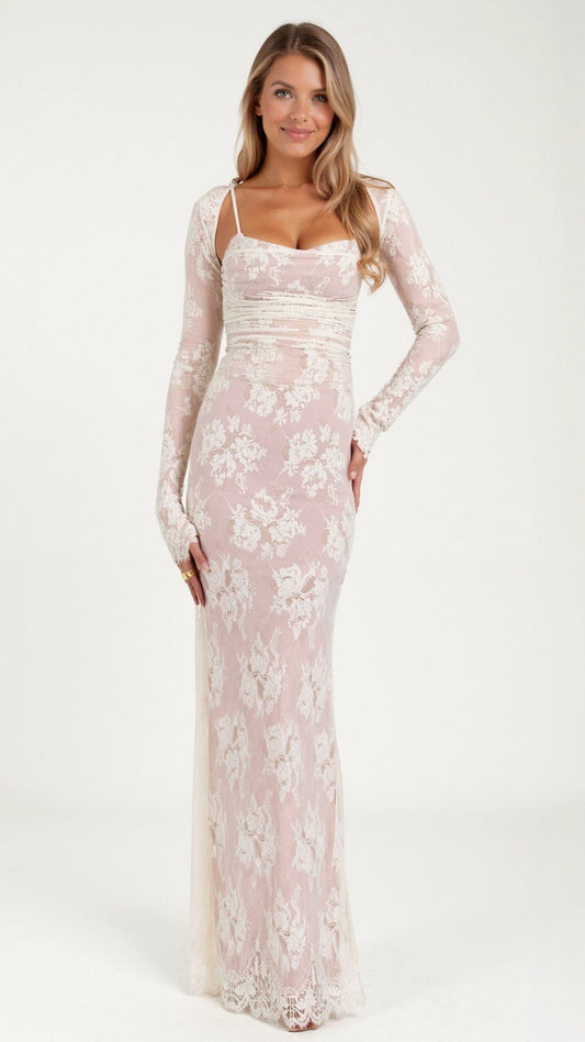 Nerissa Maxikleid aus Spitze 0