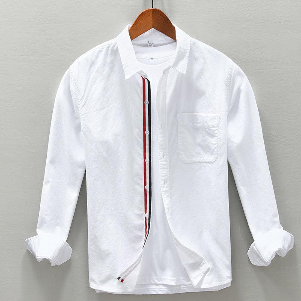 Herren Hemd Langarm – Modernes Freizeithemd in Slim Fit mit klassischem Kragen