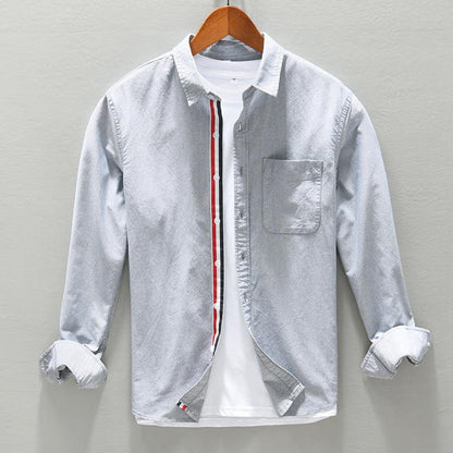Herren Hemd Langarm – Modernes Freizeithemd in Slim Fit mit klassischem Kragen